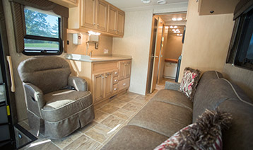 Interior of our Mobile Medical Unit