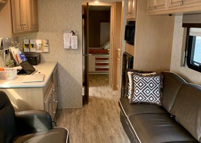Interior of our Hutchinson Mobile Medical Unit