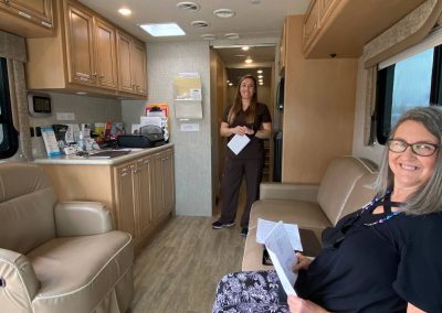 Interior of our Montgomery Mobile Medical Unit